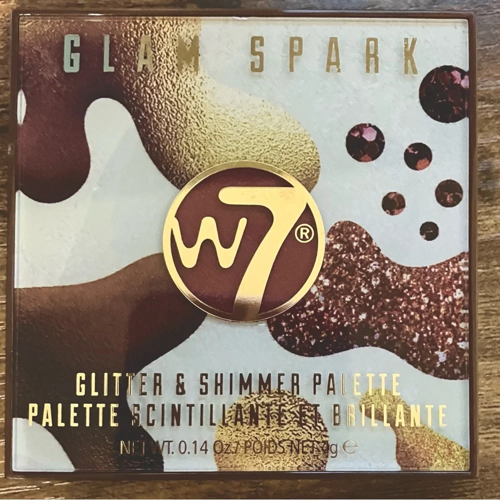 Glam Spark Glitter & Shimmer Eyeshadow Palette Shimmer NWT
